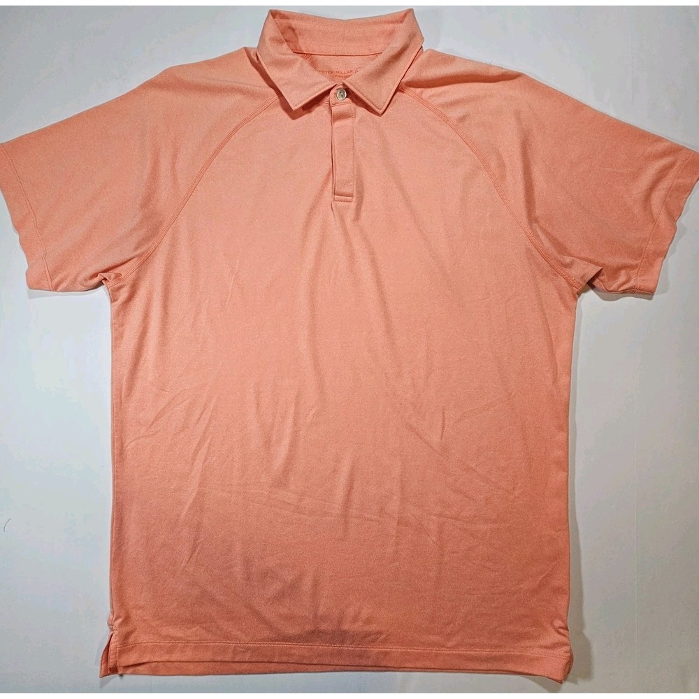 PETER MILLAR Crown Sport Amsterdam Technical Mens Polo Shirt Large